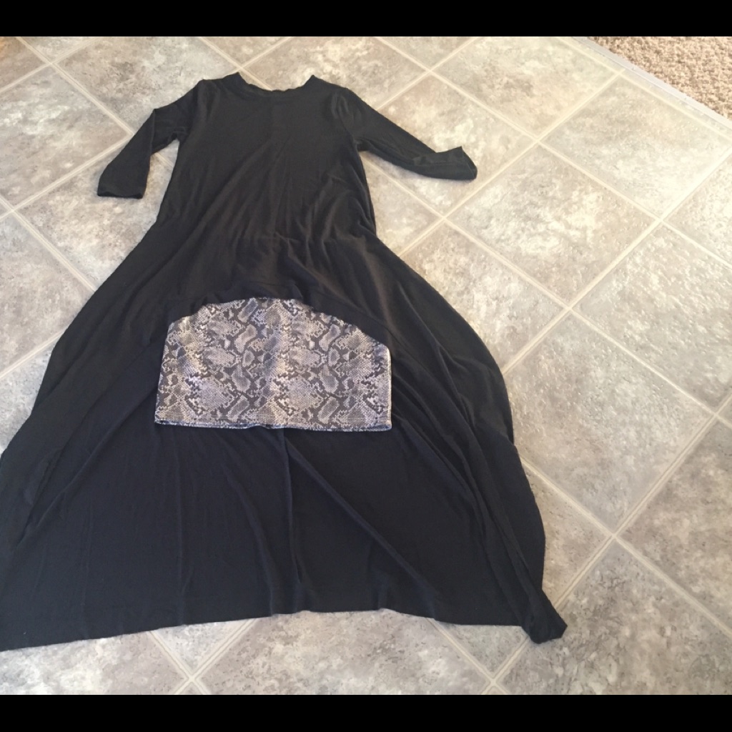Snake Skin Skirt, Size Small